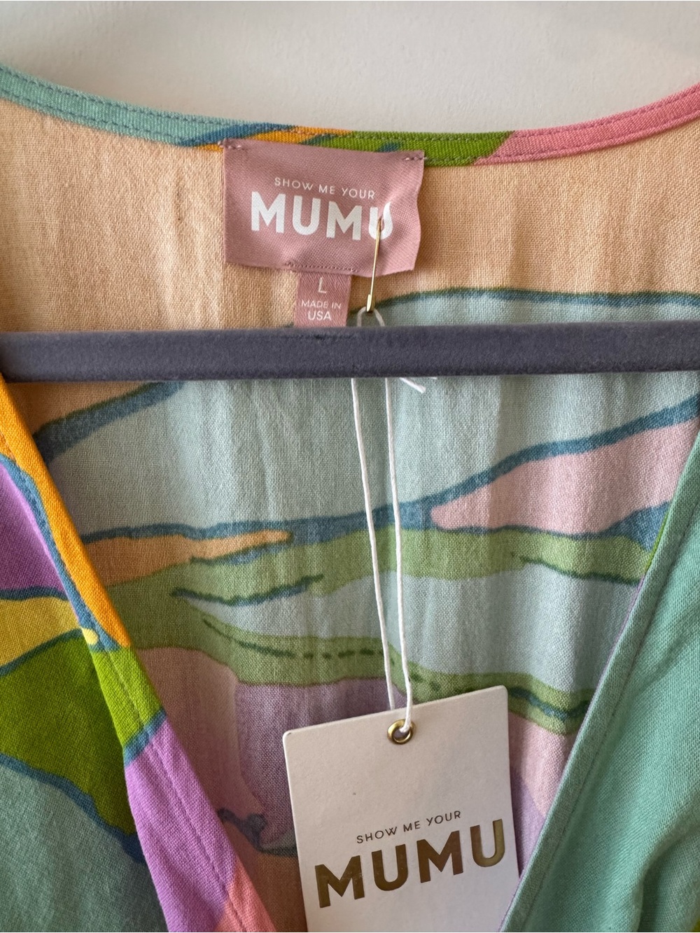 Show Me Your Mumu Dana Dress Summer Sorbet Size Large NWT - Picture 5 of 10